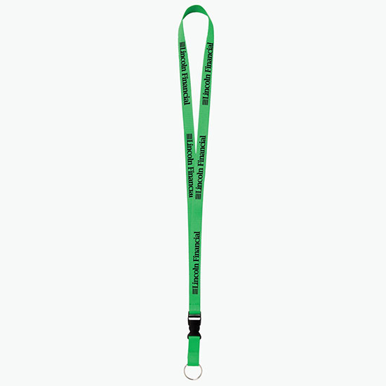 Plan Ahead & Save 5/8 Polyester Lanyard with Buckle Release w/Key Ring