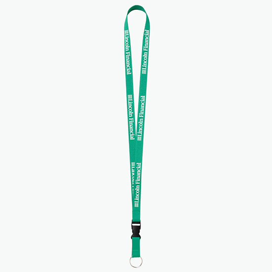 Plan Ahead & Save 5/8 Polyester Lanyard with Buckle Release w/Key Ring