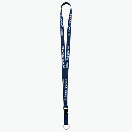 Plan Ahead & Save 5/8 Polyester Lanyard with Buckle Release w/Key Ring