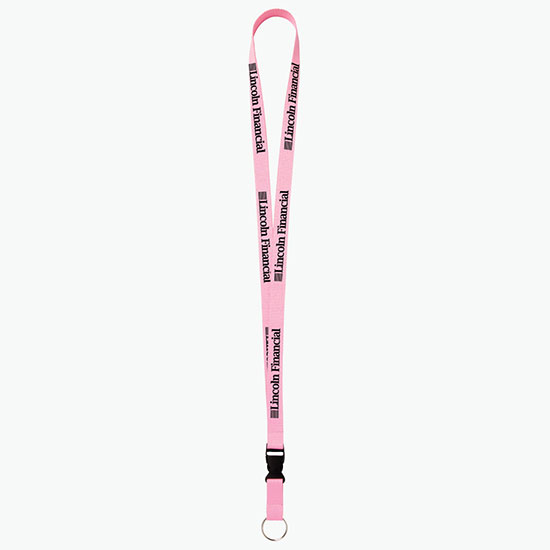 Plan Ahead & Save 5/8 Polyester Lanyard with Buckle Release w/Key Ring