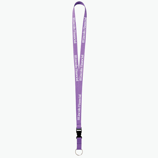 Plan Ahead & Save 5/8 Polyester Lanyard with Buckle Release w/Key Ring