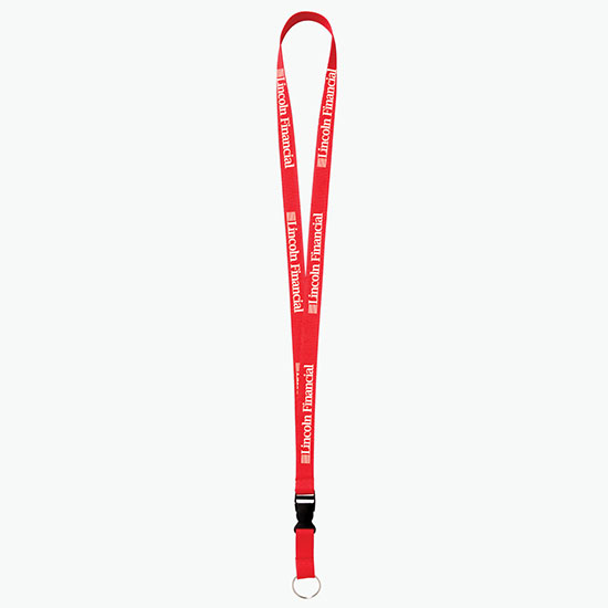 Plan Ahead & Save 5/8 Polyester Lanyard with Buckle Release w/Key Ring