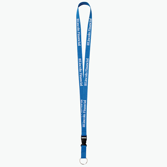 Plan Ahead & Save 5/8 Polyester Lanyard with Buckle Release w/Key Ring
