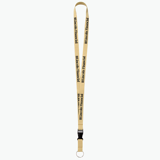 Plan Ahead & Save 5/8 Polyester Lanyard with Buckle Release w/Key Ring