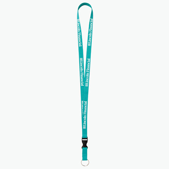 Plan Ahead & Save 5/8 Polyester Lanyard with Buckle Release w/Key Ring