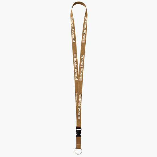 Plan Ahead & Save 5/8 Polyester Lanyard with Buckle Release w/Key Ring