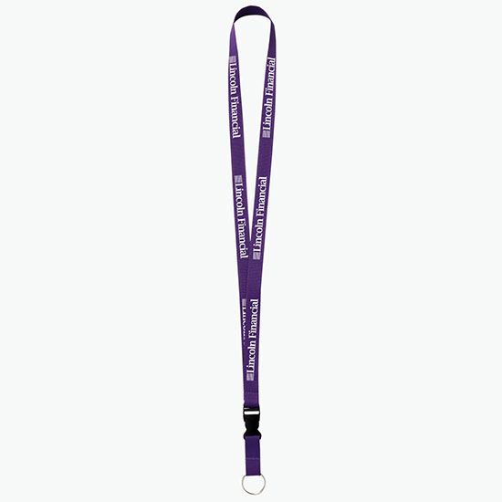Plan Ahead & Save 5/8 Polyester Lanyard with Buckle Release w/Key Ring