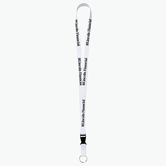 Plan Ahead & Save 5/8 Polyester Lanyard with Buckle Release w/Key Ring