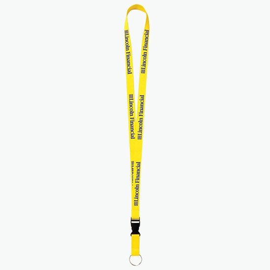 Plan Ahead & Save 5/8 Polyester Lanyard with Buckle Release w/Key Ring
