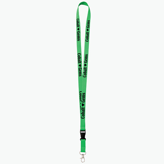 Plan Ahead & Save 5/8 Polyester Lanyard with Buckle Release w/Lobster Claw