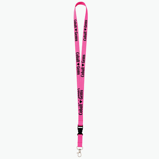 Plan Ahead & Save 5/8 Polyester Lanyard with Buckle Release w/Lobster Claw