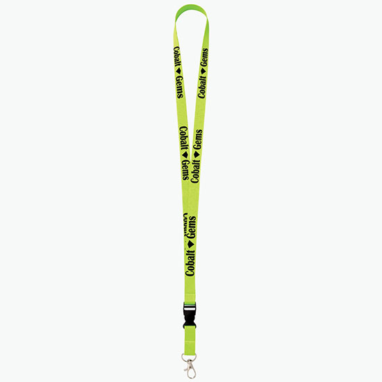 Plan Ahead & Save 5/8 Polyester Lanyard with Buckle Release w/Lobster Claw