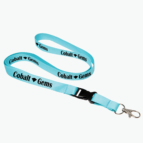 Plan Ahead & Save 5/8 Polyester Lanyard with Buckle Release w/Lobster Claw