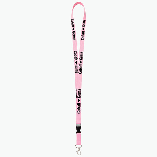 Plan Ahead & Save 5/8 Polyester Lanyard with Buckle Release w/Lobster Claw