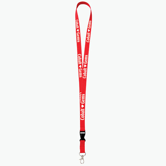 Plan Ahead & Save 5/8 Polyester Lanyard with Buckle Release w/Lobster Claw