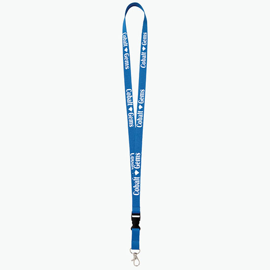 Plan Ahead & Save 5/8 Polyester Lanyard with Buckle Release w/Lobster Claw