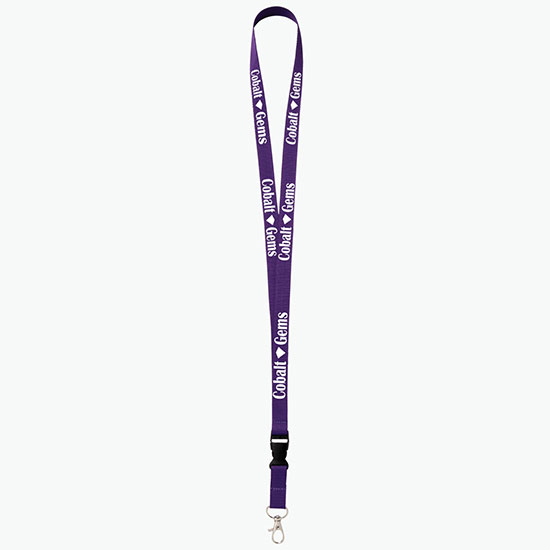 Plan Ahead & Save 5/8 Polyester Lanyard with Buckle Release w/Lobster Claw