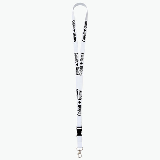 Plan Ahead & Save 5/8 Polyester Lanyard with Buckle Release w/Lobster Claw