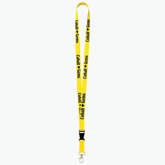 Plan Ahead & Save 5/8 Polyester Lanyard with Buckle Release w/Lobster Claw