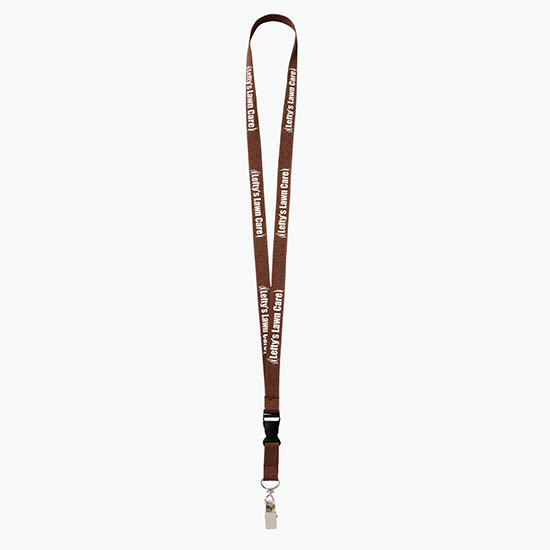Plan Ahead & Save 5/8 Polyester Lanyard with Buckle Release w/Swivel Bulldog Clip