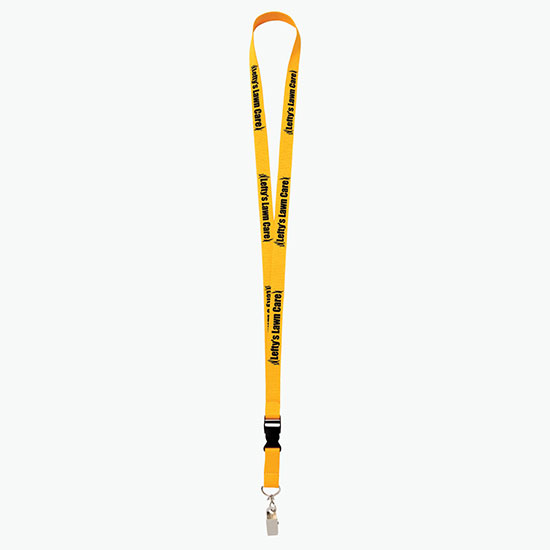 Plan Ahead & Save 5/8 Polyester Lanyard with Buckle Release w/Swivel Bulldog Clip