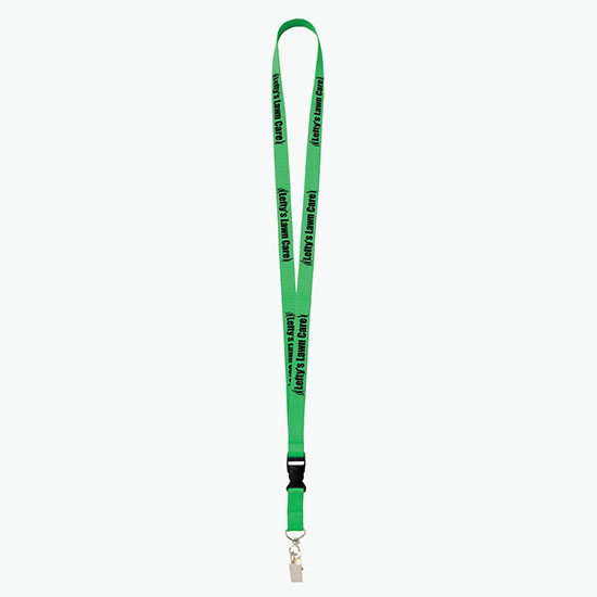 Plan Ahead & Save 5/8 Polyester Lanyard with Buckle Release w/Swivel Bulldog Clip
