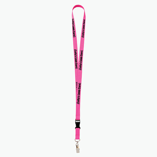 Plan Ahead & Save 5/8 Polyester Lanyard with Buckle Release w/Swivel Bulldog Clip