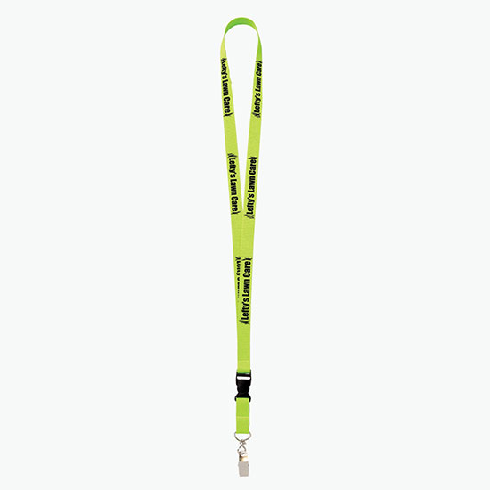 Plan Ahead & Save 5/8 Polyester Lanyard with Buckle Release w/Swivel Bulldog Clip