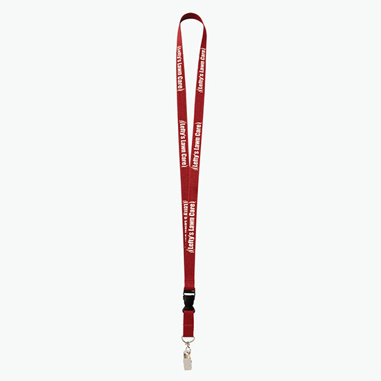 Plan Ahead & Save 5/8 Polyester Lanyard with Buckle Release w/Swivel Bulldog Clip