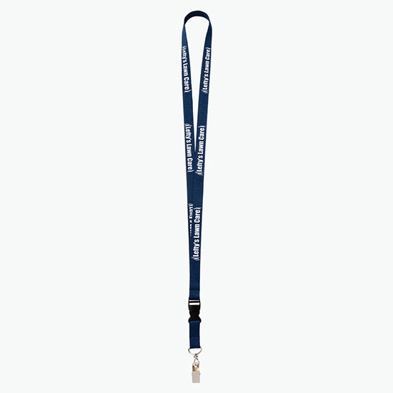 Plan Ahead & Save 5/8 Polyester Lanyard with Buckle Release w/Swivel Bulldog Clip