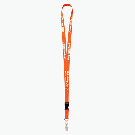 Plan Ahead & Save 5/8 Polyester Lanyard with Buckle Release w/Swivel Bulldog Clip