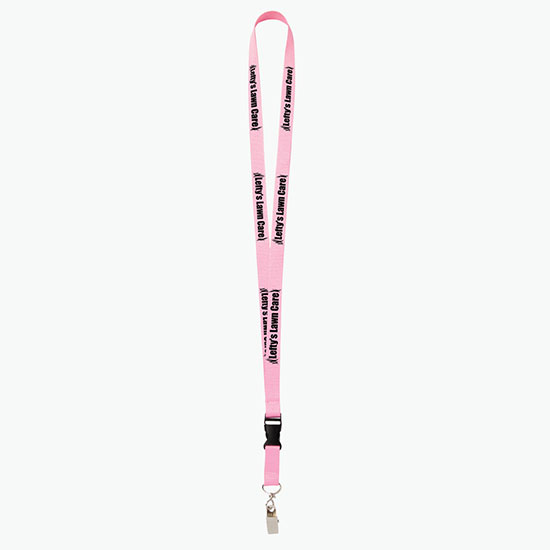 Plan Ahead & Save 5/8 Polyester Lanyard with Buckle Release w/Swivel Bulldog Clip