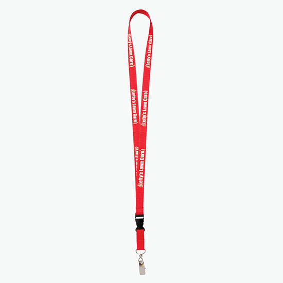 Plan Ahead & Save 5/8 Polyester Lanyard with Buckle Release w/Swivel Bulldog Clip