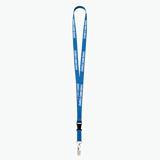 Plan Ahead & Save 5/8 Polyester Lanyard with Buckle Release w/Swivel Bulldog Clip
