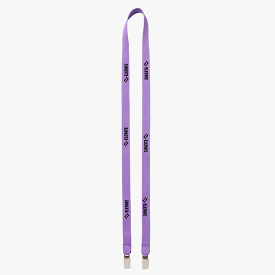 Plan Ahead & Save 5/8 Double-End Polyester Lanyard w/Double Non-Swivel Bulldog Clip