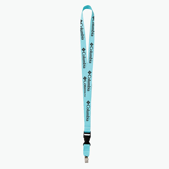 Plan Ahead & Save 3/4 Polyester Lanyard with Buckle Release w/Non-Swivel Bulldog Clip