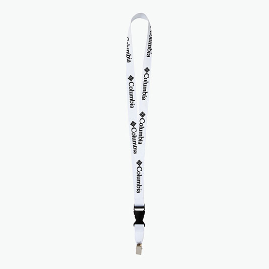 Plan Ahead & Save 3/4 Polyester Lanyard with Buckle Release w/Non-Swivel Bulldog Clip
