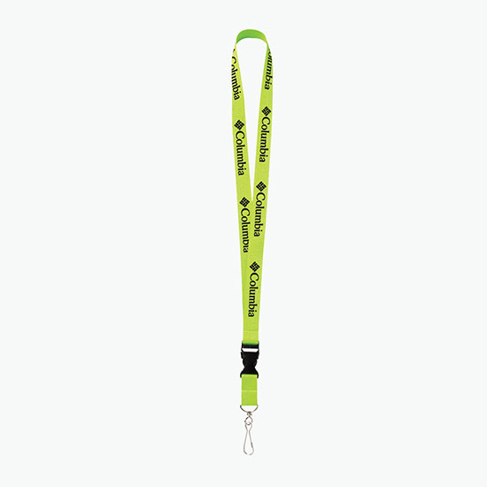 Plan Ahead & Save 3/4 Polyester Lanyard with Buckle Release w/J-Hook