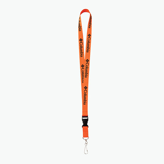 Plan Ahead & Save 3/4 Polyester Lanyard with Buckle Release w/J-Hook