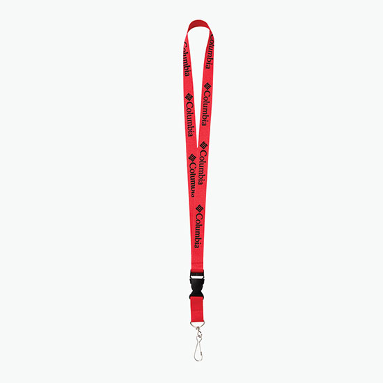 Plan Ahead & Save 3/4 Polyester Lanyard with Buckle Release w/J-Hook