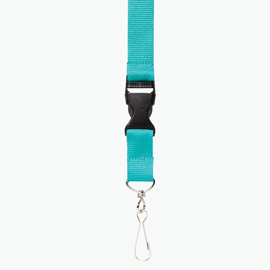 Plan Ahead & Save 3/4 Polyester Lanyard with Buckle Release w/J-Hook