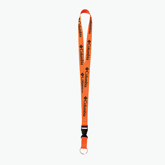 Plan Ahead & Save 3/4 Polyester Lanyard with Buckle Release w/Key Ring
