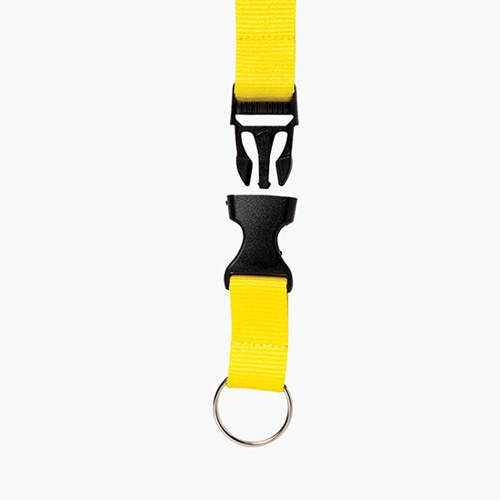 Plan Ahead & Save 3/4 Polyester Lanyard with Buckle Release w/Key Ring
