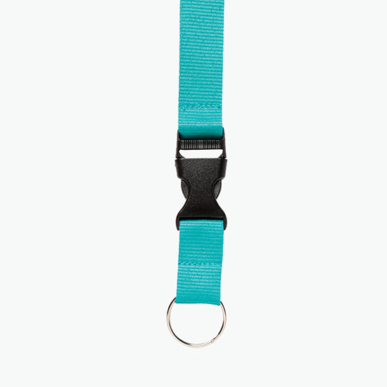 Plan Ahead & Save 3/4 Polyester Lanyard with Buckle Release w/Key Ring
