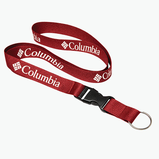 Plan Ahead & Save 3/4 Polyester Lanyard with Buckle Release w/Key Ring