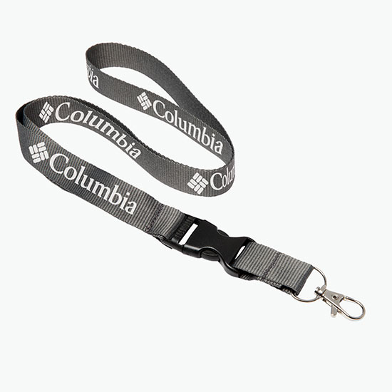 Plan Ahead & Save 3/4 Polyester Lanyard with Buckle Release w/Lobster Claw