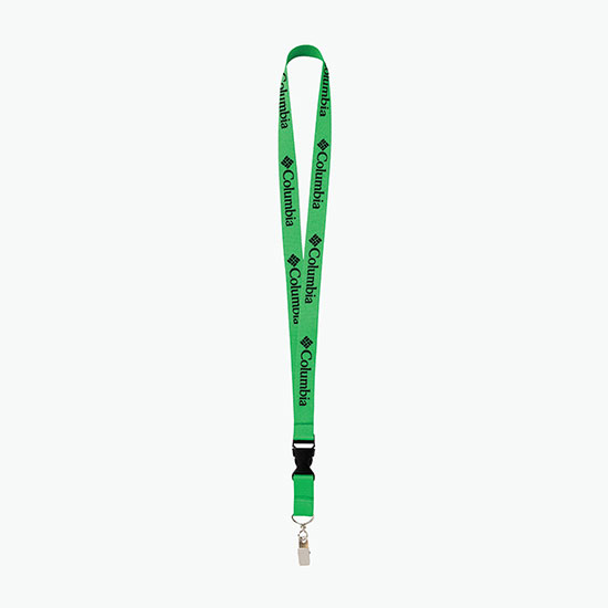 Plan Ahead & Save 3/4 Polyester Lanyard with Buckle Release w/Swivel Bulldog Clip