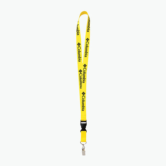 Plan Ahead & Save 3/4 Polyester Lanyard with Buckle Release w/Swivel Bulldog Clip