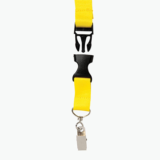 Plan Ahead & Save 3/4 Polyester Lanyard with Buckle Release w/Swivel Bulldog Clip