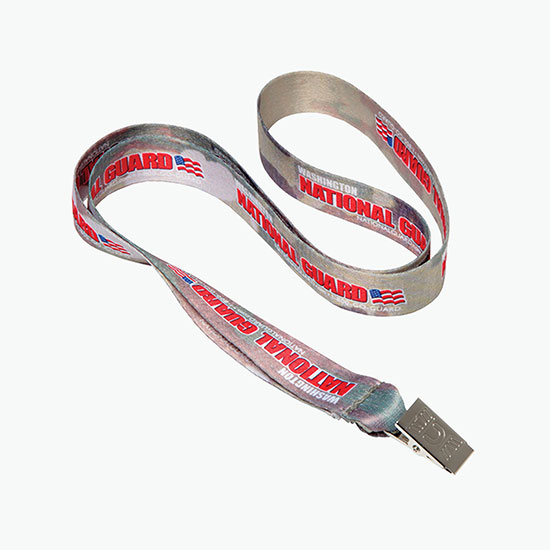 Plan Ahead & Save 3/4 Full-Color Dye-Sublimated Lanyard w/Non-Swivel Bulldog Clip
